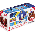 Czekoladowe jajko niespodzianka 3pak 60g Sonic The Hedgehog