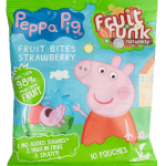 Fruit Funk Peppa Pig Zdrowe Owocowe Przekąski 98% Owoców Świnka Peppa Multibag 10x10g