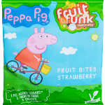 Fruit Funk Peppa Pig Zdrowe Owocowe Przekąski 98% Owoców Świnka Peppa Multibag 10x10g
