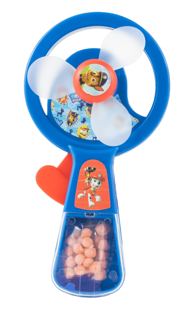 Wiatraczek Squeezie Fan Z Cukierkami Mix Psi Patrol Minionki My Little Pony Karton 10 x 5g