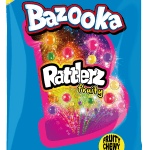 Bazooka Rattlerz Fruity Owocowe Cukierki Do Żucia Bazooka Candy Mega Paka 120g