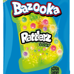 Bazooka Rattlerz Fruity Owocowe Cukierki Do Żucia Bazooka Candy Mega Paka 120g