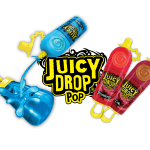 Juicy Drop Pop Owocowy Lizak Z Kwaśnym Żelem Bazooka Candy 26g