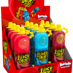 Juicy Drop Pop Owocowy Lizak Z Kwaśnym Żelem Bazooka Candy 26g