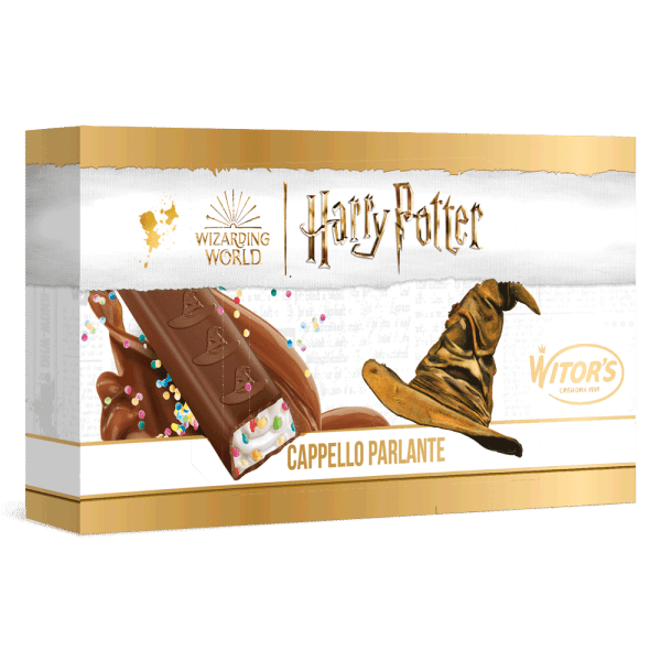 Harry Potter Mleczna Czekolada "Czekoladowe Żaby" z Mlecznym Nadzieniem i Pokruszonymi Ciasteczkami 300g