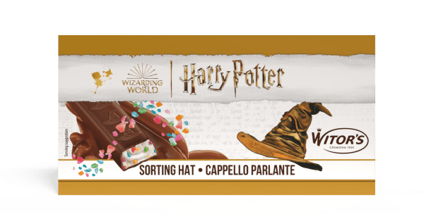 Harry Potter Mleczna Czekolada "Czekoladowe Żaby" z Mlecznym Nadzieniem i Pokruszonymi Ciasteczkami 300g