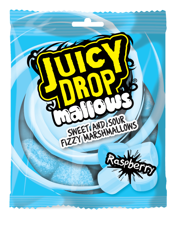 Juicy Drop Blasts kwaśne cukierki Bazooka Candy 45g