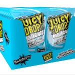 Juicy Drop Mallows Pianki Marshmallows o Smaku Malinowym w Kwaśnej Musującej Posypce 100g