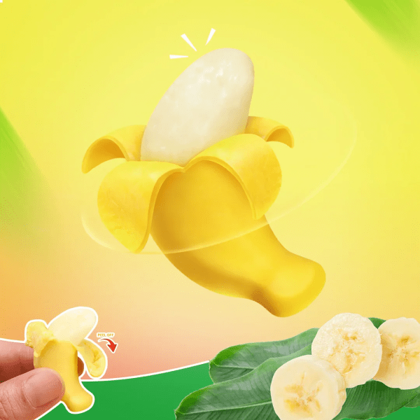 Amos Peelerz Banana Obieralne Żelki w Kształcie Banana 65g