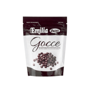Emilia Gocce dropsy z ciemnej czekolady 160g Emilia Gocce dropsy z ciemnej czekolady 160g