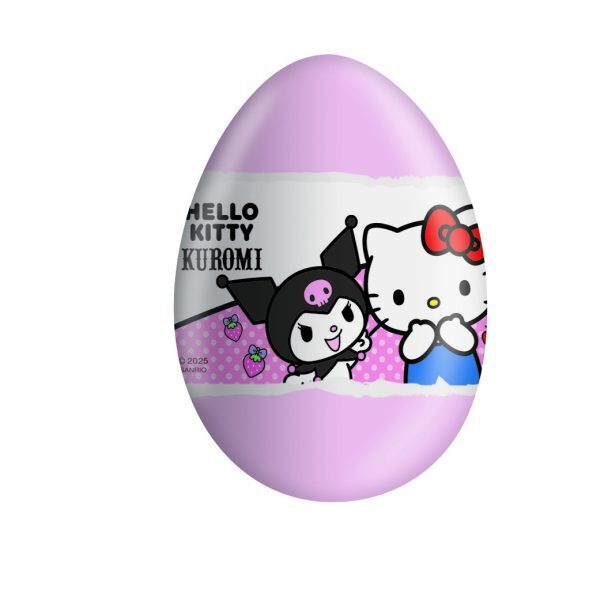 Czekoladowe jajko niespodzianka 20g Hello Kitty&Kuromi karton 24 sztuki
