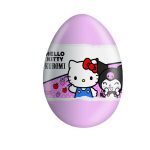 Czekoladowe jajko niespodzianka 20g Hello Kitty&Kuromi karton 24 sztuki