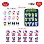 Czekoladowe jajko niespodzianka 20g Hello Kitty&Kuromi karton 24 sztuki