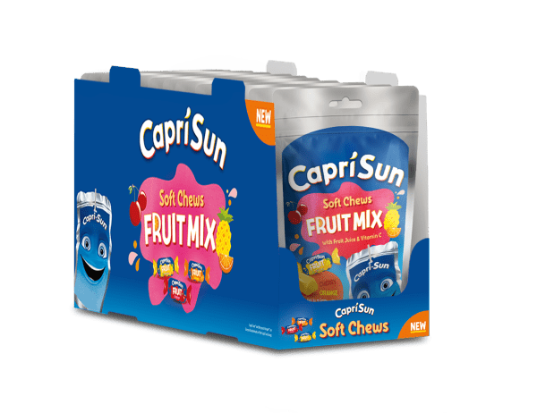 Capri Sun Soft Chews Fruit Mix z sokami owocowymi i witaminą C 147g