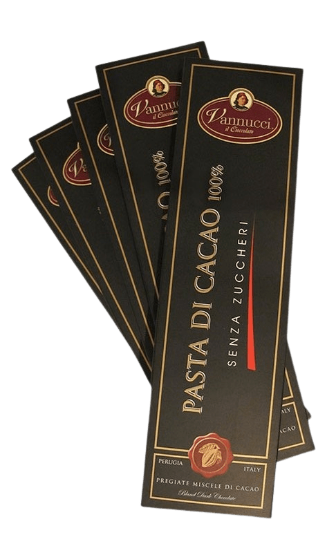 Vannucci Pasta Di Cacao 100% Włoska Czekolada Gorzka 100% Kakao 100g