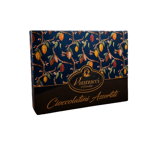 Vannucci Cioccolatini Assortiti Bombonierka Wybornych Włoskich Pralin 175g