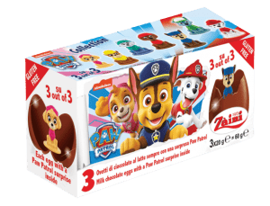 Czekoladowe jajko niespodzianka 3pak 60g Psi patrol