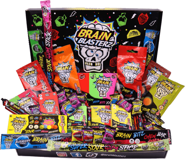 Brain Blasterz Kwaśne Słodycze Mega Ultimate zestaw prezentowy