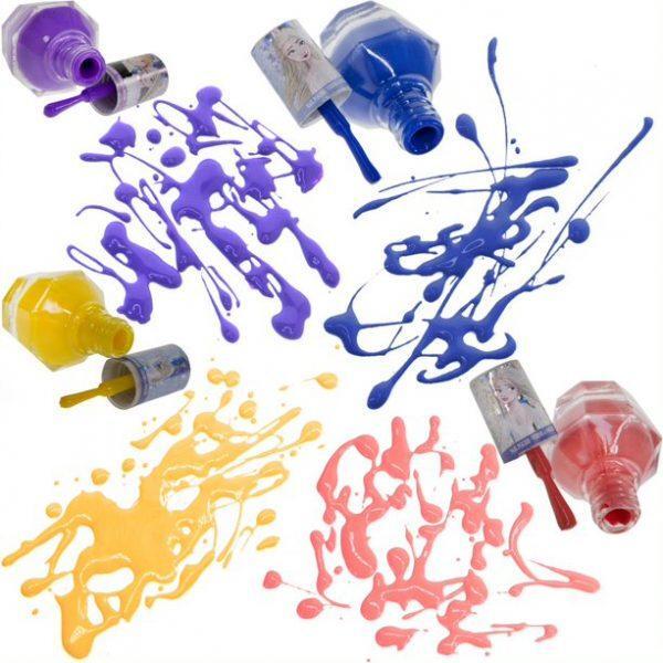 Kraina lodu Frozen duży zestaw lakierów do paznokci & separator