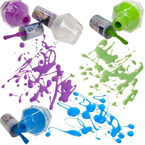 Kraina lodu Frozen duży zestaw lakierów do paznokci & separator