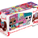 Czekoladowe jajko niespodzianka 3pak 60g Barbie