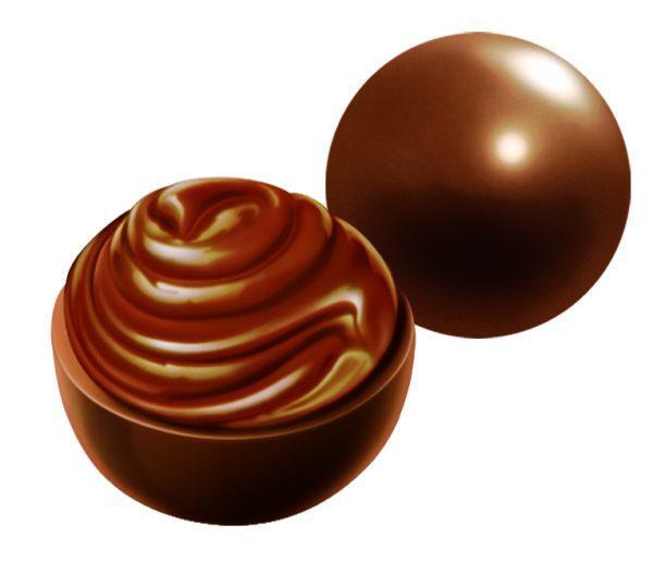 Czekoladowe nadziewane praliny kulki Boule d'Or z mlecznej czekolady 154g