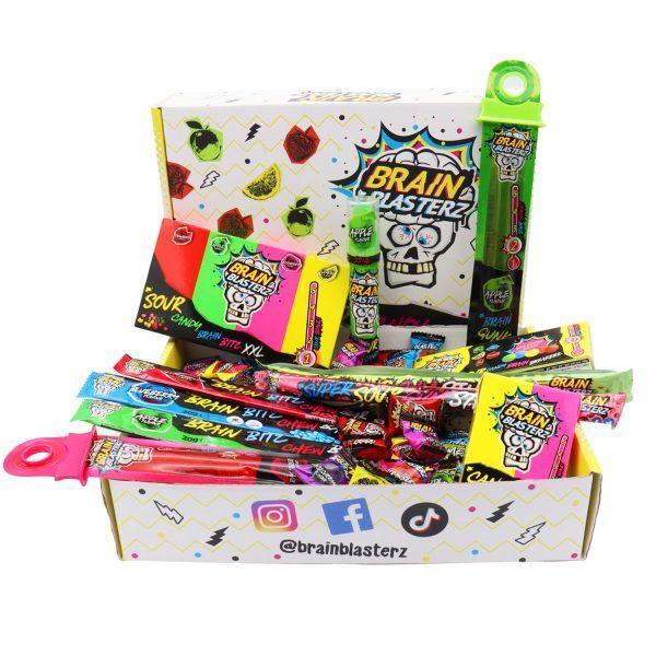 Brain Blasterz kwaśne słodycze duży zestaw prezentowy