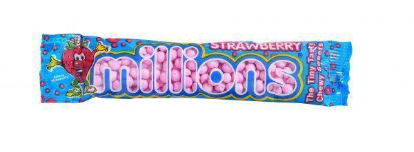 Oryginalne cukierki Millions truskawkowe 45g
