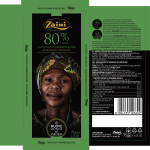 Czekolada gorzka 80% Women of Cocoa 75g karton 12 sztuk