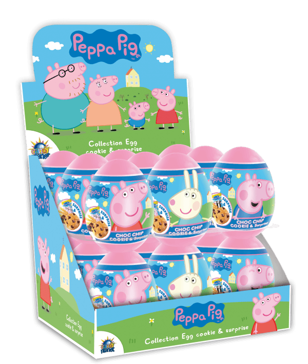 Jajko z niespodzianką i ciastkiem 5,5g Świnka Peppa