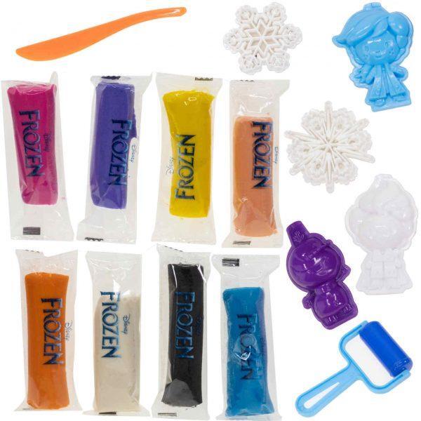 Kraina lodu Frozen wiaderko z ciastoliną-mydłem i akcesoriami zabawa i kąpiel