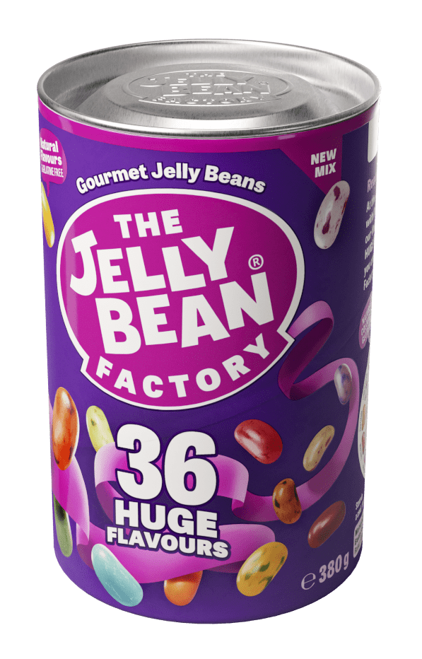 The Jelly Bean Factory żelki-fasolki 36 smaków w puszce 380g