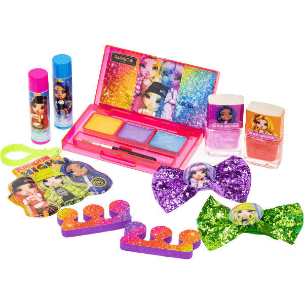 Rainbow High Duży Zestaw Prezentowy kosmetyków w plecaku
