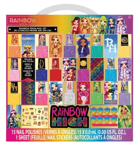 Rainbow High Duży Zestaw Prezentowy kosmetyków w plecaku