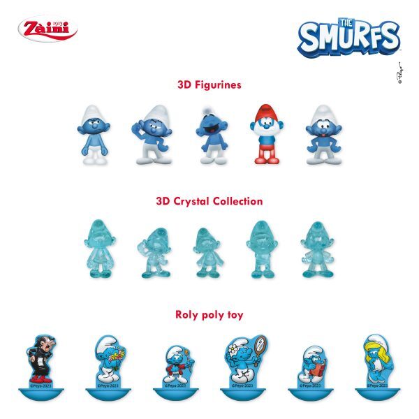 Czekoladowe jajko niespodzianka 20g Smerfy karton 24 sztuki