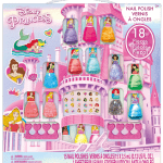 Disney Księżniczki mega zestaw 15 lakierów do paznokci z separatorami i naklejkami