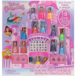 Disney Księżniczki mega zestaw 15 lakierów do paznokci z separatorami i naklejkami