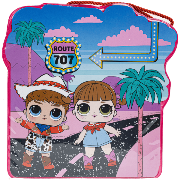 LOL Surprise! Mega paleta kosmetyków do makijażu w ozdobnym miękkim etui