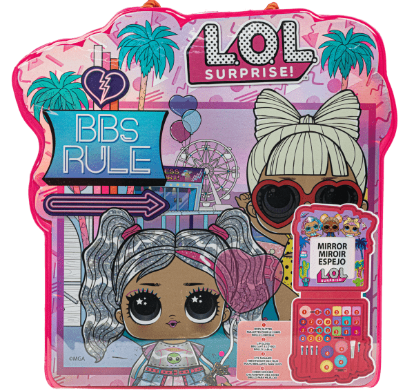 LOL Surprise! Mega paleta kosmetyków do makijażu w ozdobnym miękkim etui