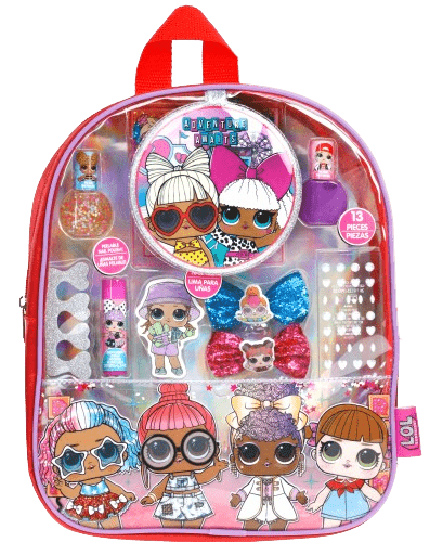 LOL Surprise! Duży Zestaw Prezentowy kosmetyków i akcesoriów w plecaku
