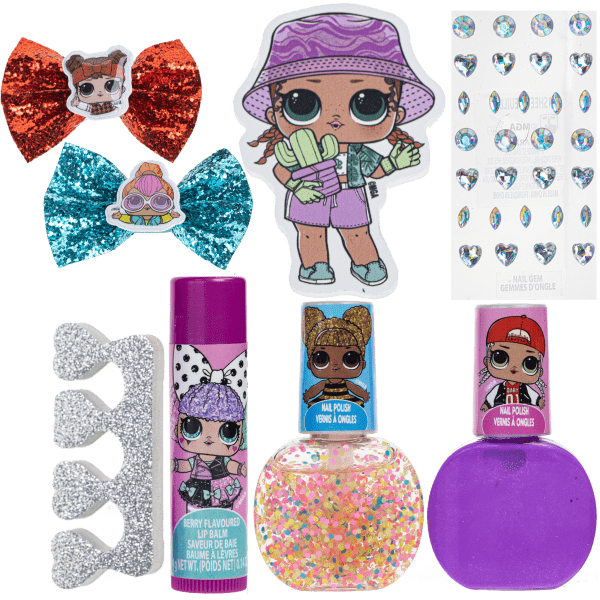 LOL Surprise! Duży Zestaw Prezentowy kosmetyków i akcesoriów w plecaku