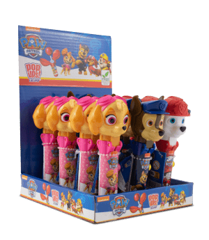 Pop Ups Lollipop Psi Patrol Paw Patrol Wysuwany Lizak-Zabawka Karton 12 Sztuk
