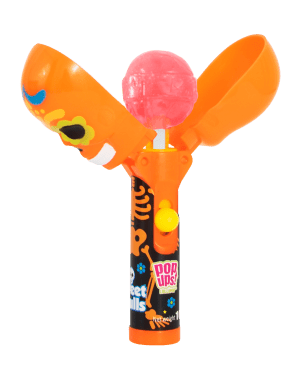 Pop Ups Lollipop Sweet Skulls Wysuwany Lizak-Zabawka na Halloween Karton 12 Sztuk