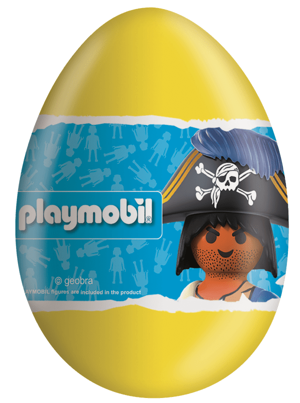Czekoladowe jajko niespodzianka 20g Playmobil karton 24 sztuki