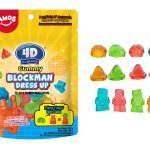 Amos Żelki Ludziki 4D Do Składania Gummy Blockman Dress Up 85g