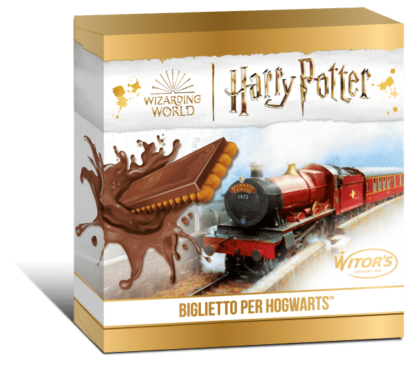 Harry Potter Bilet Do Hogwartu Batonik-Herbatnik Z Mleczną Czekoladą Multipack 6szt 126g