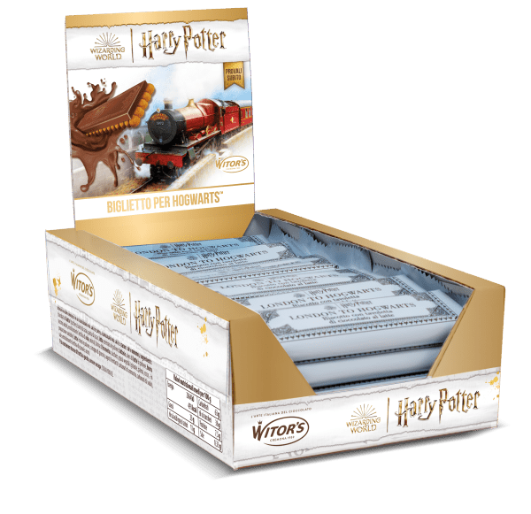 Harry Potter Bilet Do Hogwartu Batonik-Herbatnik Z Mleczną Czekoladą 21g