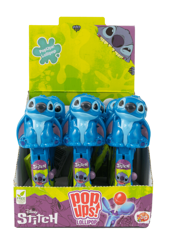 Pop Ups Lollipop Disney Stitch Wysuwany Lizak-Zabawka