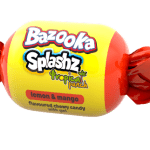 Bazooka Splashz Tropical Punch Amerykańskie Owocowe Cukierki-Żujki Bazooka Candy Mega Paka 120g