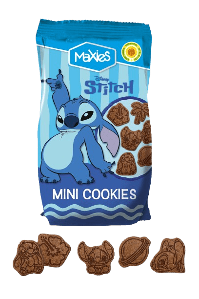 Maxies Disney Stitch Zbożowe Ciasteczka z Kakao 100g